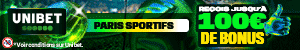Petite bannière cliquable vers le bookmaker Unibet